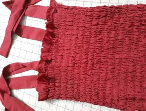Casual Cute Maroon Top