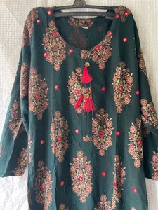 Green Kurti-Sharara Pair
