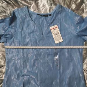 Avassa Blue Shimmer Kurta