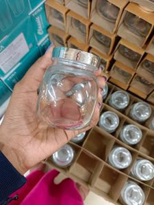 Glass Jar with Lid set of 4
