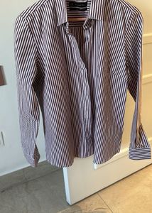 Striped Button-Down Shirt