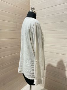 Pintresty Cream Button-Down Shirt