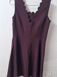 Chic Purple Mini Dress