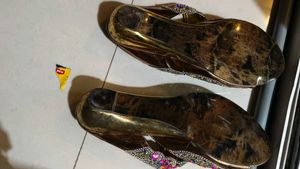 Heels Sandal ..With Beautiful Multi Stones