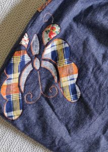 Reversible Patchwork Tote Bag