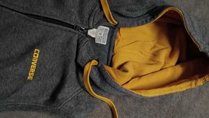 Converse Grey Hoodie Vest