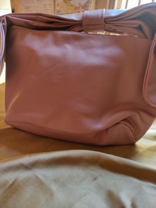 Myglam Handbag.. Pink Color Little White Color..
