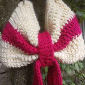 Handmade Crochet Bow Bag