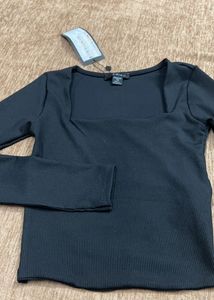 Amisu Brand Square Neck Top