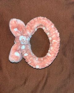 Cute Bunny Ear Headband For Makeup And Skincare.