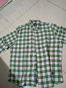 Green Plaid Shirt BRAND NEW , NOT USED