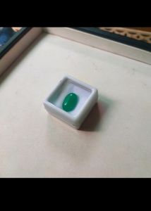 NATURAL GREEN ONYX HAQIQ 5.95 CTS. Loose Gemstone