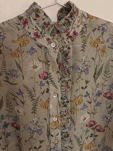 Floral printed blouse