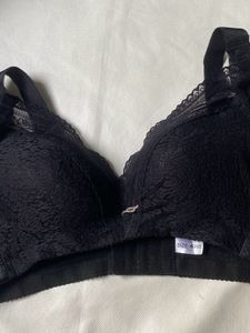 Elegant Black Lace Bra