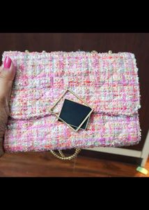 Pink Sturdy Sling Bag