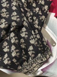 Kurti +pank Black Floral