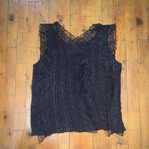 Black Shimmery Top