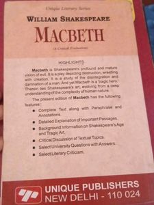 Macbeth Paraphrase by William Shakespeare