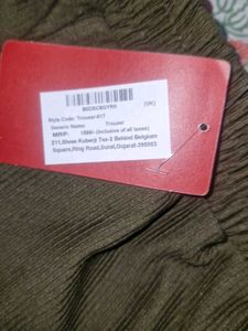 Olive Green Wide Leg Pants - New!