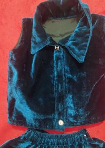 Velvet Top Skirt