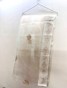 White & Gold Dupatta