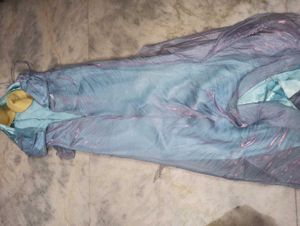 Lolita Aqua Mermaid Kawali Y2k Ruffle Dress