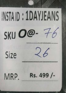 women Black skinny Jeans size 26 (O-76)