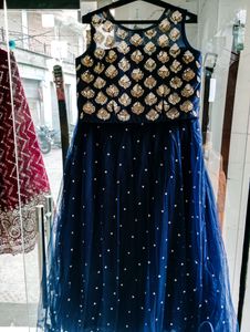 Navy Blue Lehnga Perfect For Festive And Wedding