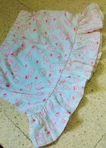 Cat Print Skirt