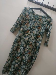 Floral Print Alia Cut Kurti