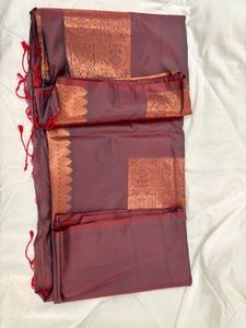 Elegant Maroon Saree
