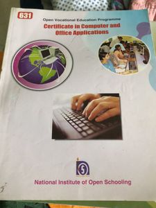 12th Class Computer Application Book