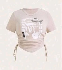 Women&#39;s &amp; Girls Slogan Graphic crop top