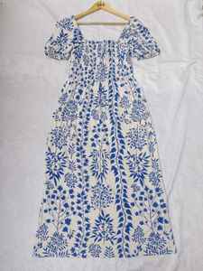 H&amp;M Floral Smocked Dress