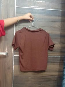 Brown Crop Top 😻