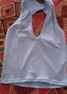 Crop Top, Backless Bit Cleavage Shown Too
