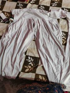 white salwar suit for nursing