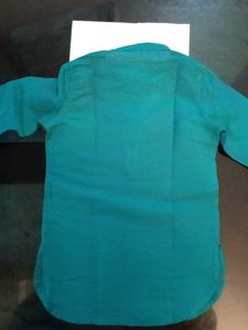 Green Button-Up Shirt