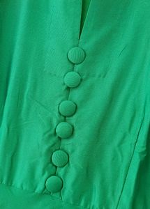 Green Fit &amp; Flare Dress