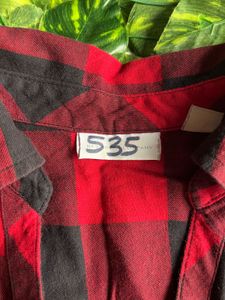 New York &amp; Company Women’s Red Shirt