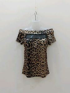 Leopard Print Top For Girls