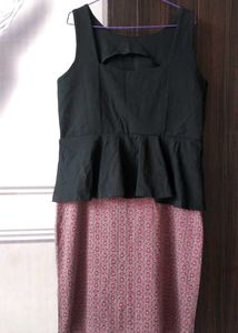 Black Peplum Dress