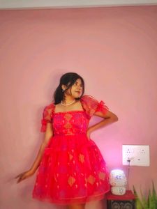 Pink Party Mini Dress