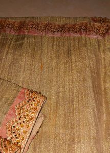 Golden Festive Saree