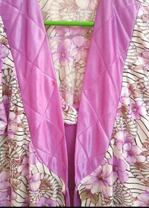 Floral Purple Robe