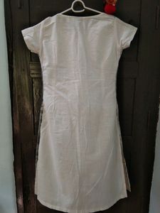 Olive-Roses Printed Kurta