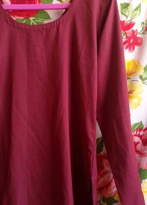 Maroon Short Kurti - Elegant and Chic! ❤️