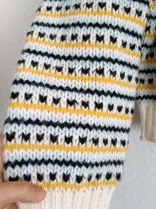 Patterned Knit Cardigan