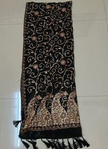 Black And White Stitched Lehenga Choli