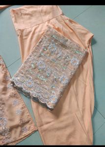 KURTI SALWAR WITH HEAVY DUPATTA